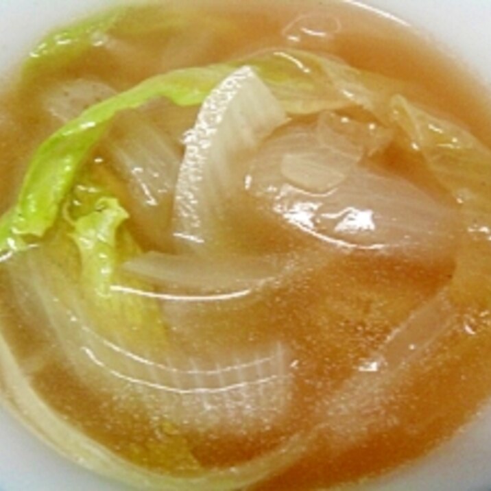 レタスシャリシャリ中華スープ